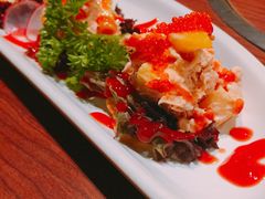 芒果三文鱼塔-赤坂亭 M9和牛烧肉(水街店)