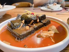 猴头菇酱汁扒黑豆腐-肴约·花园式餐厅(湖里店)