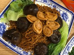 鮑魚冬菇菜麵-路环码头面馆