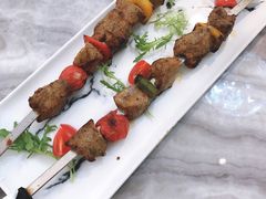 蔬菜羊肉串-伊斯坦布尔土耳其清真咖啡餐厅