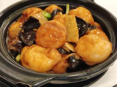 香菇菜心面筋煲-乾隆美食·本帮菜(黄河路店)