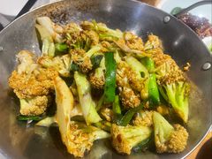 干锅有机花菜-童年小筑餐厅·江浙菜·十一年传承(空港新天地店)