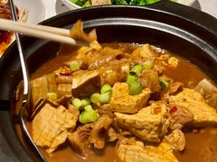 大肠牛腩筋烧豆腐-玫瑰厅上海菜(兴国路店)