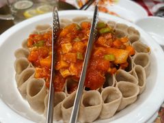 西红柿浇汁莜面-西贝(上海中心店)