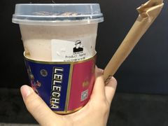 粉桃甘露冰冰茶-LELECHA乐乐茶(美罗城店)