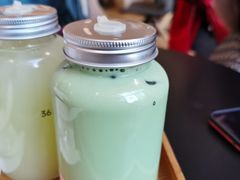 抹茶拿铁-36抹茶·千层与鲜果茶(欢乐海岸店)