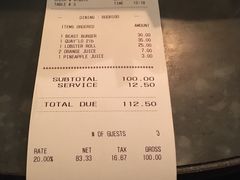 账单-Burger & Lobster(Dean Street)