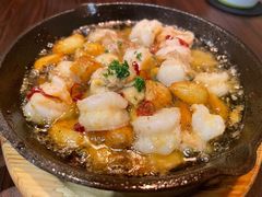 虾仁焗橄榄油-BomBa意大利餐厅