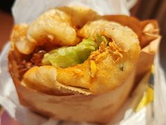 -小红车炸蛋葱油饼