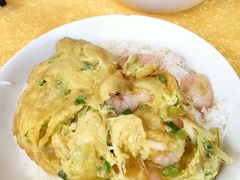 韭黃蝦仁炒蛋飯-龙图阁海鲜饭店