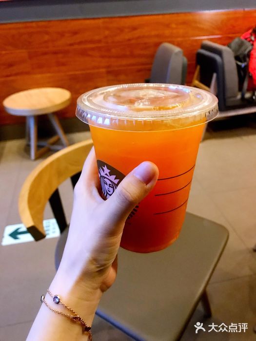 星巴克(合肥财富广场店)冰摇芒果花果茶图片