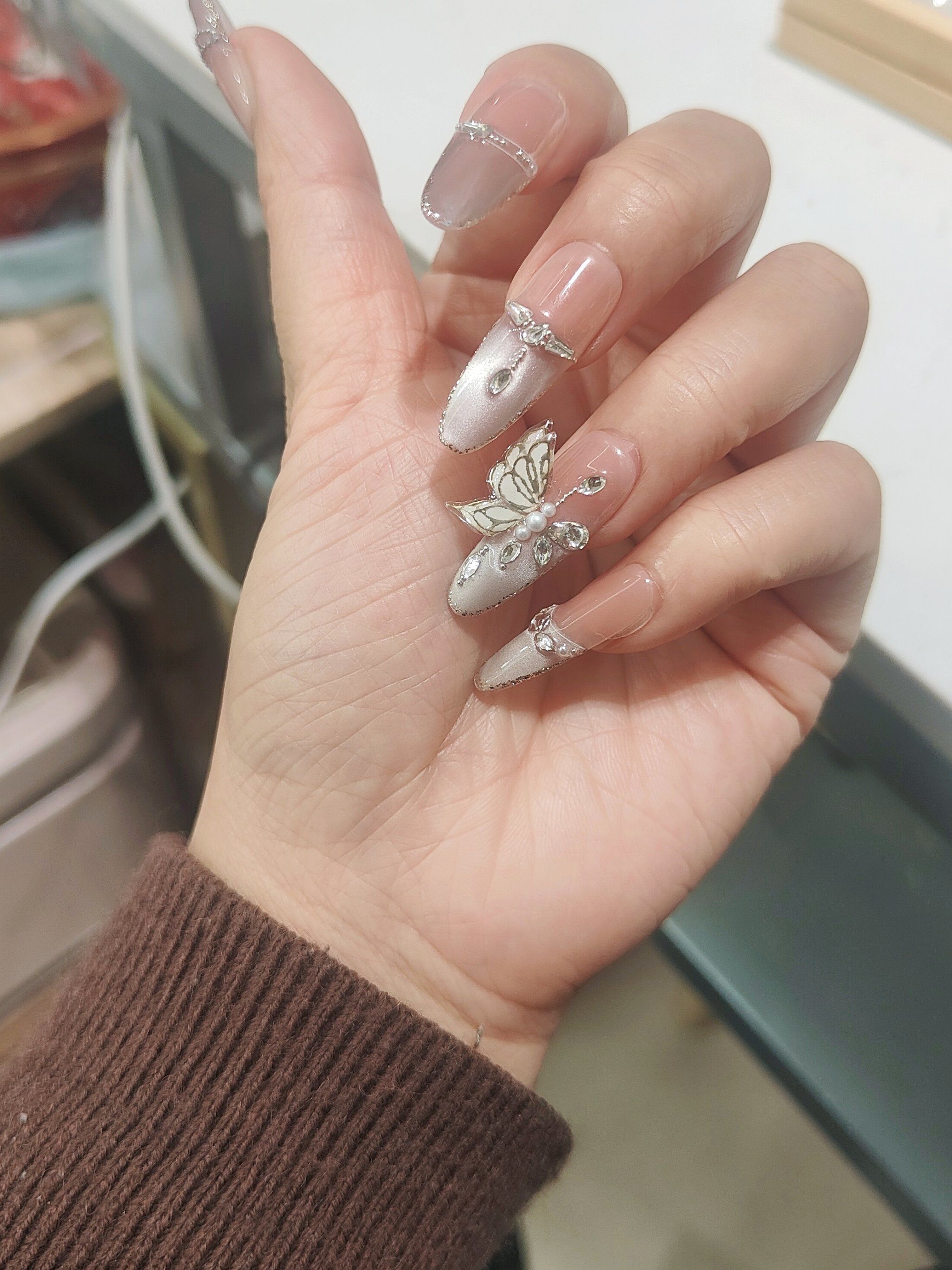 宝,果冻胶贴穿戴甲超牢固!