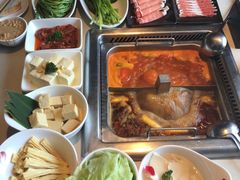 番茄麻辣鸳鸯锅-海底捞火锅(泉城路店)