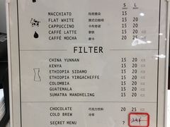 菜单-Manner Coffee(大宁国际商业广场店)