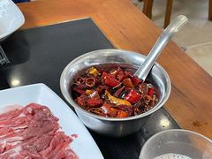 现炸辣椒油-情忆草原涮肉馆