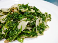 荠菜炒年糕-钱塘花园·宁波菜