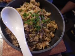 酸豆角肉沫炒饭-夯鱼烤鱼·尔滨地标美食(国展店)