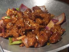 蒜香蜜汁排骨-绿茶餐厅(华联万柳店)