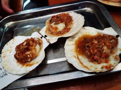 蒜蓉焗扇贝（熟蒜）3个-炒豆合作社(东四总店)