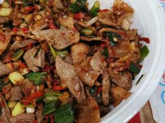 五花肉炒猪肝-霸碗盖码饭(长沙河西通程店)