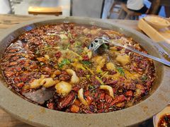 麻辣石锅鱼-沣峪鱼庄