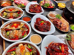 -草家酱蟹炭火烤肉店(珲春南路二店)