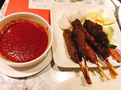 沙爹鸡牛肉拼盘-关夫人餐厅(阳光广场店)