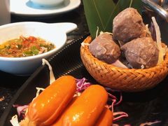 牛筋丸拼脆皮肠-马家斑.鲜鱼火锅(松湖万科店)