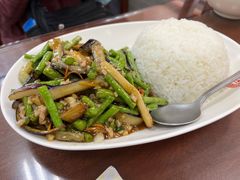 茄子豆角肉末饭-日月永和中国餐饮名店(东湖店)