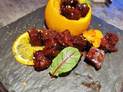 橙香牛肉粒-悦秀·高级粤菜