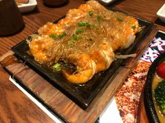 铁板蒜香粉丝焗虾-峨嵋小镇·川菜(正定朗华店)