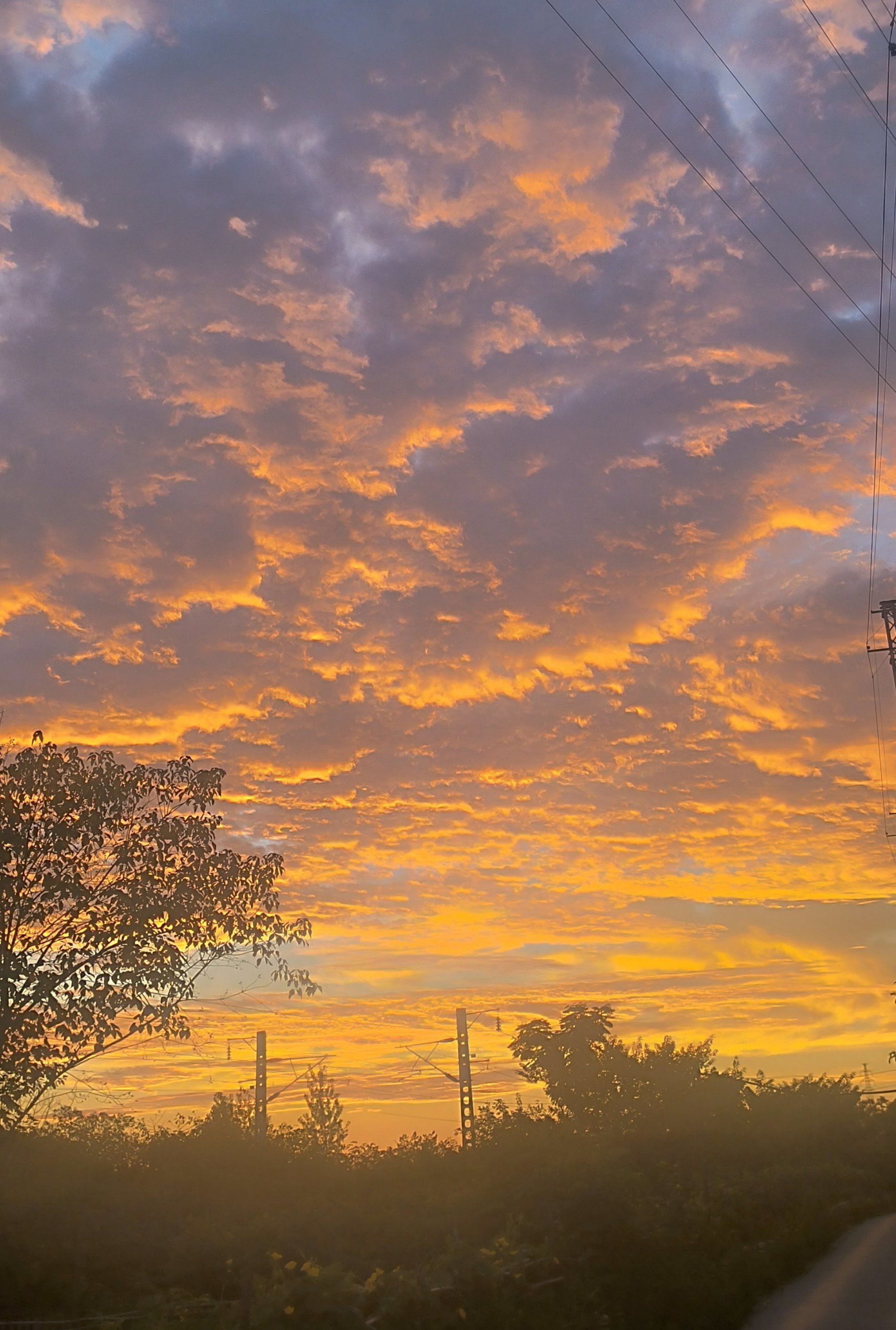 霞光燃烧了天空,不防驻足静静欣赏,美景易逝
