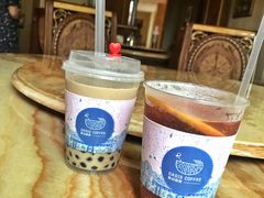 黑糖珍珠拿铁-Oasis coffee燕谷咖啡(公信店)