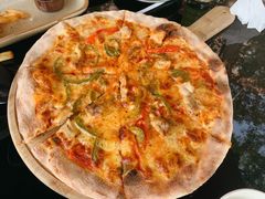意式帕尔玛火腿披萨-自然食集西餐厅(泰晤士小镇店)