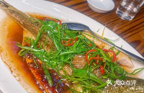 Bean Paste Steamed Yellow Croaker