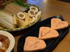 比心午餐肉-鱼酷活鱼烤鱼(静安大融城店)