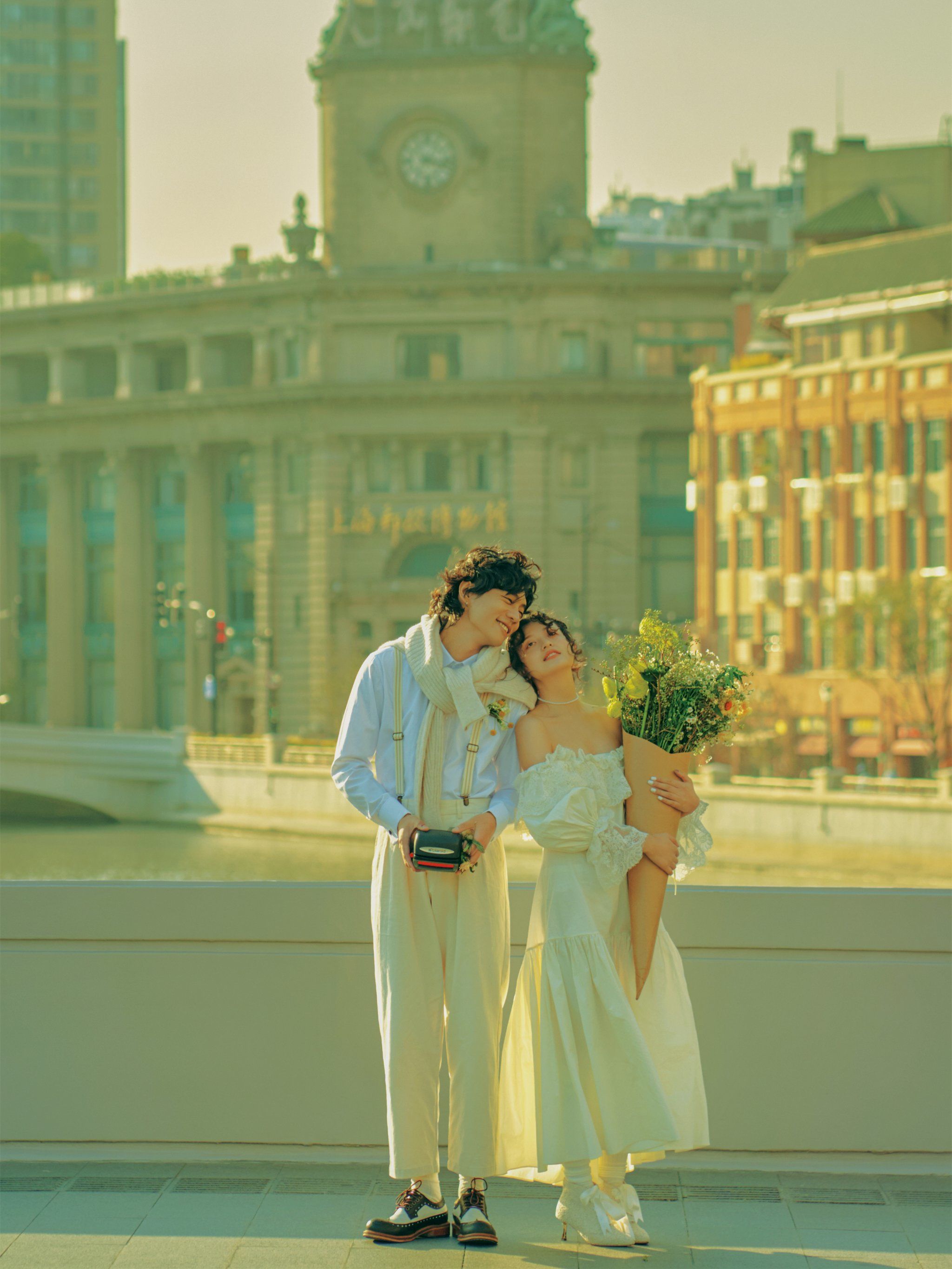上海法式小众高级2024最火街拍婚纱照
