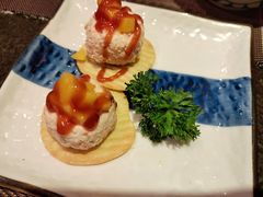 三文鱼芒果塔-福樱兰海鲜放题铁板烧(加州店)