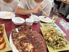 -北京龙庆四季香农家饭庄·灶台鱼·碳烤虹鳟鱼(龙庆峡店)