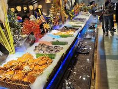 自助取餐区-韩京炭火烤肉自助料理(柯桥万达店)