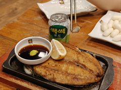 煎鲅鱼-喇喇排骨火锅·传统韩式脊骨汤(望京西园总店)