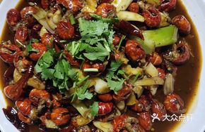 Sizzling Shrimp Tail with Ma Fei