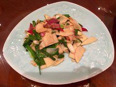 大蒜叶火腿炒冬笋-中国徽菜·徽商故里(广安门店)