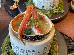 松叶蟹味增甲壳烧-湖月·割烹料理(湖滨店)