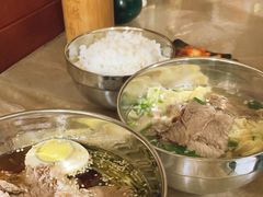 -吉林延边牛肉汤饭，大冷面