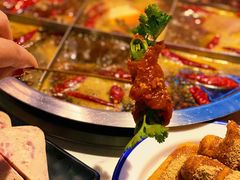 香菜牛肉-梯坎老火锅(天禧店)