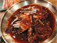 -草家酱蟹炭火烤肉店(珲春南路一店)