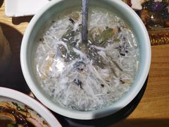 莼菜银鱼羹-吴越荣记苏州菜·松鼠桂鱼100%活鱼现做(斜塘老街店)