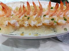 蒜蓉粉丝蒸开边虾-百味馆·粤菜·湛江菜(后海花园店)