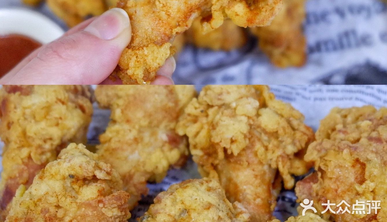 脆皮炸鸡，外酥里嫩多汁
